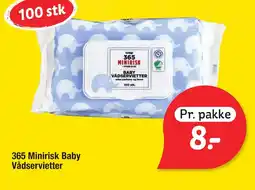 Fakta Tyskland 365 Minirisk Baby Vådservietter tilbud