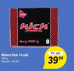 Fakta Tyskland Malaco Kick 14-pak tilbud