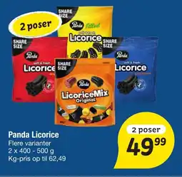 Fakta Tyskland Panda Licorice tilbud