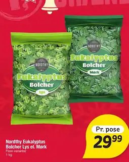 Fakta Tyskland Nordthy Eukalyptus Bolcher Lys el. Mørk tilbud