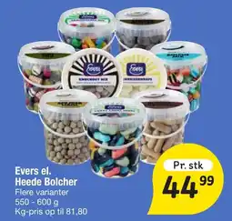 Fakta Tyskland Evers el. Heede Bolcher tilbud