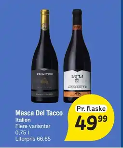 Fakta Tyskland Masca Del Tacco tilbud