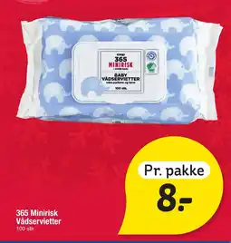 Fakta Tyskland 365 Minirisk Vådservietter tilbud