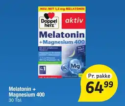 Fakta Tyskland Melatonin + Magnesium 400 tilbud