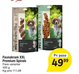 Fakta Tyskland Faunakram XXL Premium Spirals tilbud