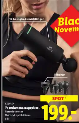 Lidl CRIVIT Premium massagepistol tilbud