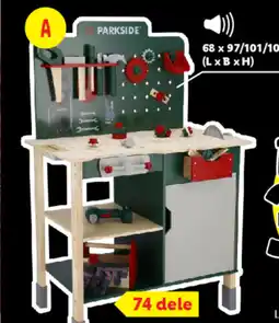 Lidl LUPILU® Værkstedsbænk af træ tilbud