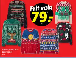 Lidl ESMARA®/ESMARA MEN® Julesweater tilbud