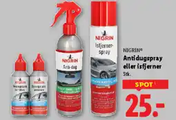 Lidl NIGRIN Antidugspray eller isfjerner tilbud