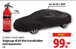 Lidl ULTIMATE SPEED/ANAF® Helgarage til bil eller brandslukker med manometer tilbud