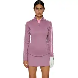 Sport 24 J.Lindeberg Nefe Quarter Zip Golftrøje Dame tilbud
