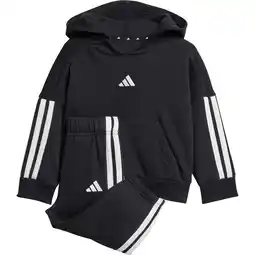 Sport 24 adidas 3-Stripes FL Hood Joggingsæt Børn tilbud