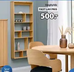 JYSK SALTRUP væghylde, DKK 500 tilbud