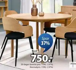 JYSK ALSTED spisebord, DKK 750 tilbud
