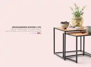 Daells Bolighus INDSKUDSBORDE SEAFORD 2 STK., DKK 297 tilbud