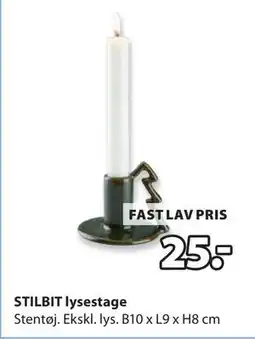 JYSK STILBIT lysestage, DKK 25 tilbud