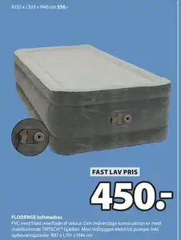 JYSK FLODENGE luftmadras tilbud