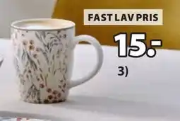 JYSK Krus, DKK 15 tilbud