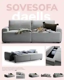 Daells Bolighus SOVESOFA, DKK 4587 tilbud