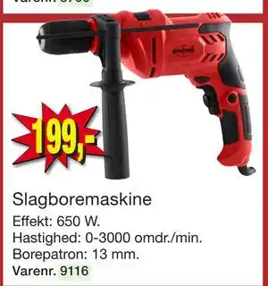Slagboremaskine, DKK 199