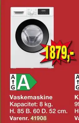 Harald Nyborg Vaskemaskine, DKK 1879 tilbud