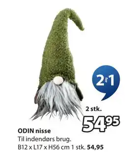 JYSK ODIN nisse, DKK 54.95 tilbud