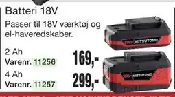 Harald Nyborg Batteri 18V tilbud