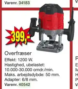 Harald Nyborg Overfræser, DKK 399 tilbud