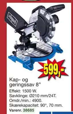 Harald Nyborg Kap- og geringssav 8”, DKK 599 tilbud