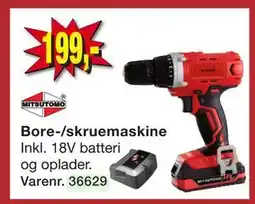 Harald Nyborg Bore-/skruemaskine, DKK 199 tilbud