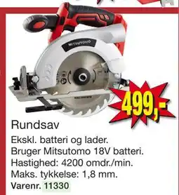 Harald Nyborg Rundsav, DKK 499 tilbud