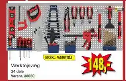 Harald Nyborg Værktøjsvæg, DKK 148 tilbud