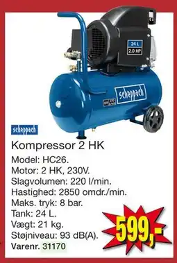 Harald Nyborg Kompressor 2 HK, DKK 599 tilbud