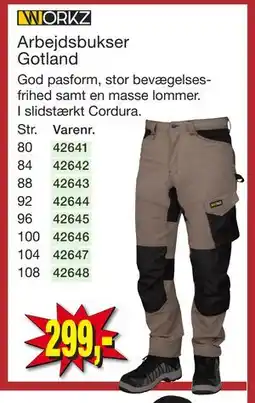 Harald Nyborg Arbejdsbukser Gotland, DKK 299 tilbud