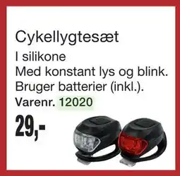 Harald Nyborg Cykellygtesæt, DKK 29 tilbud