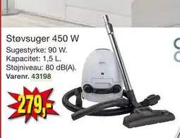 Harald Nyborg Støvsuger 450 W, DKK 279 tilbud