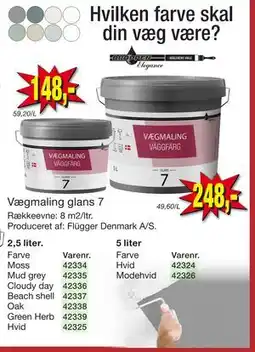 Harald Nyborg Vægmaling glans 7 tilbud