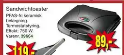 Harald Nyborg Sandwichtoaster, DKK 89 tilbud