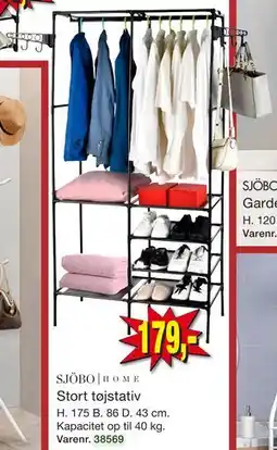 Harald Nyborg Stort tøjstativ, DKK 179 tilbud