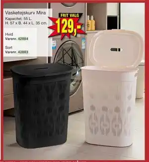 Harald Nyborg Vasketøjskurv Mira, DKK 129 tilbud