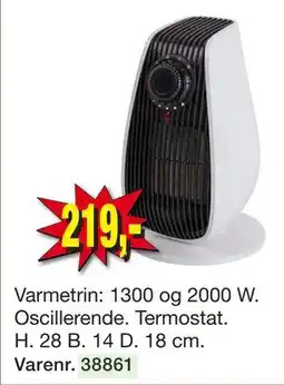 Harald Nyborg Varmeblæser, DKK 219 tilbud