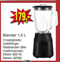 Harald Nyborg Blender 1,5 L, DKK 179 tilbud