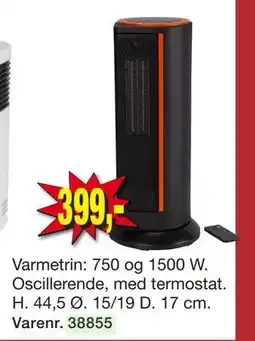 Harald Nyborg Varmeblæser, DKK 399 tilbud