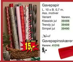 Harald Nyborg Gavepapir, DKK 15 tilbud