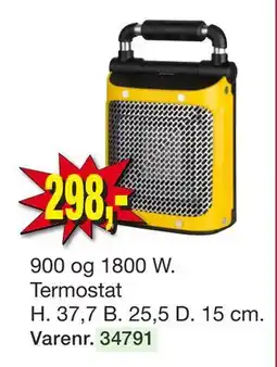 Harald Nyborg Varmeblæser, DKK 298 tilbud