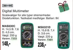 Harald Nyborg Digital Multimeter, DKK 238 tilbud