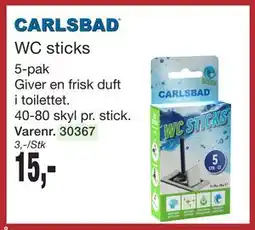 Harald Nyborg WC sticks, DKK 15 tilbud