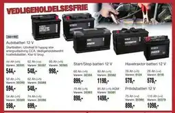 Harald Nyborg Start/Stop batteri 12 V tilbud