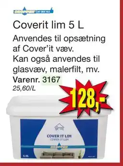 Harald Nyborg Coverit lim 5 L, DKK 128 tilbud