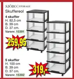 Harald Nyborg Skuffereol, DKK 319 tilbud